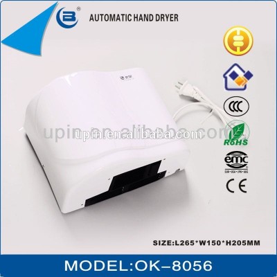 Bathroom Accessories Automatic Hand Dryer Hand Free Sensor Hand Dryer With High Speed For Washroom OK-8056